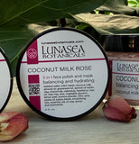 Coconut Milk Rose 2 in 1 Face mask and Polish