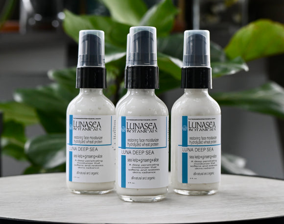 Luna Deep Sea Skin Firming Moisturizer with 3 Sea Minerals And Hydrolyzed Wheat Protein