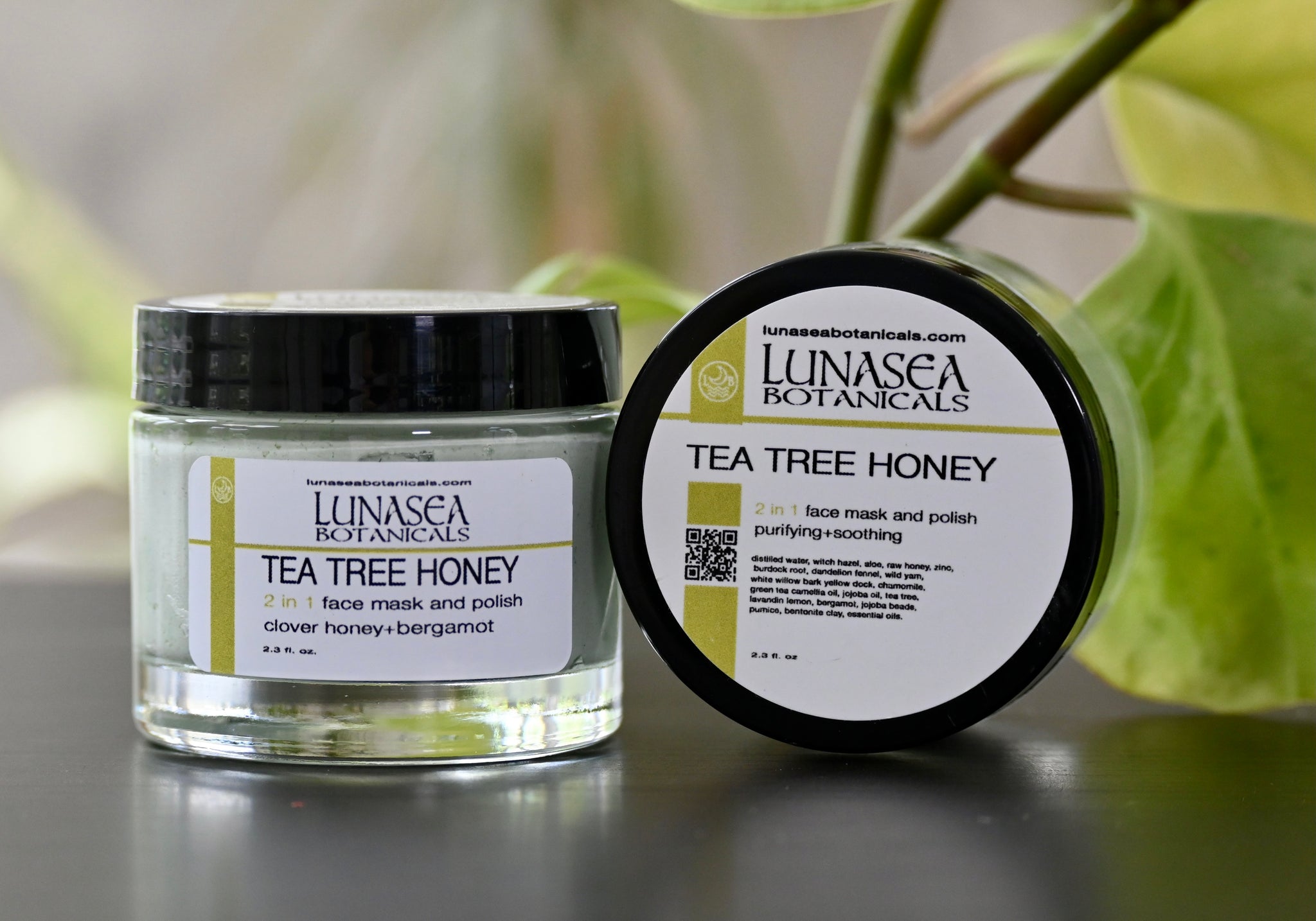 Tea Tree Honey 2 in 1 Face Mask and Scrub – Lunasea Botanicals